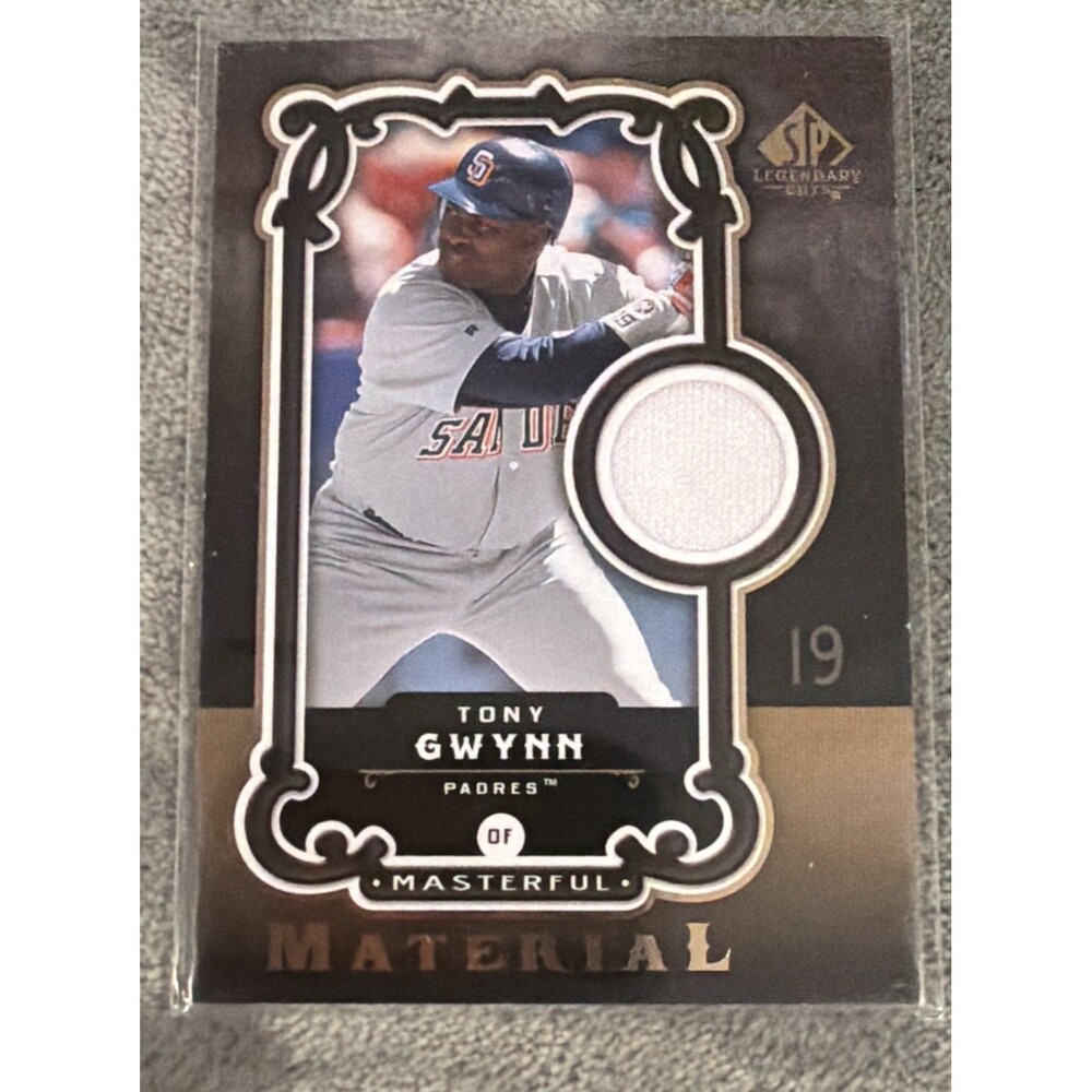 2007 SP Legendary Cuts - Masterful Material Tony Gwynn #MM-TG (MEM)